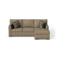 Jasper Fabric Reversible Chaise Sofa