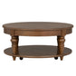 Bellevue Round Coffee Table with Casters