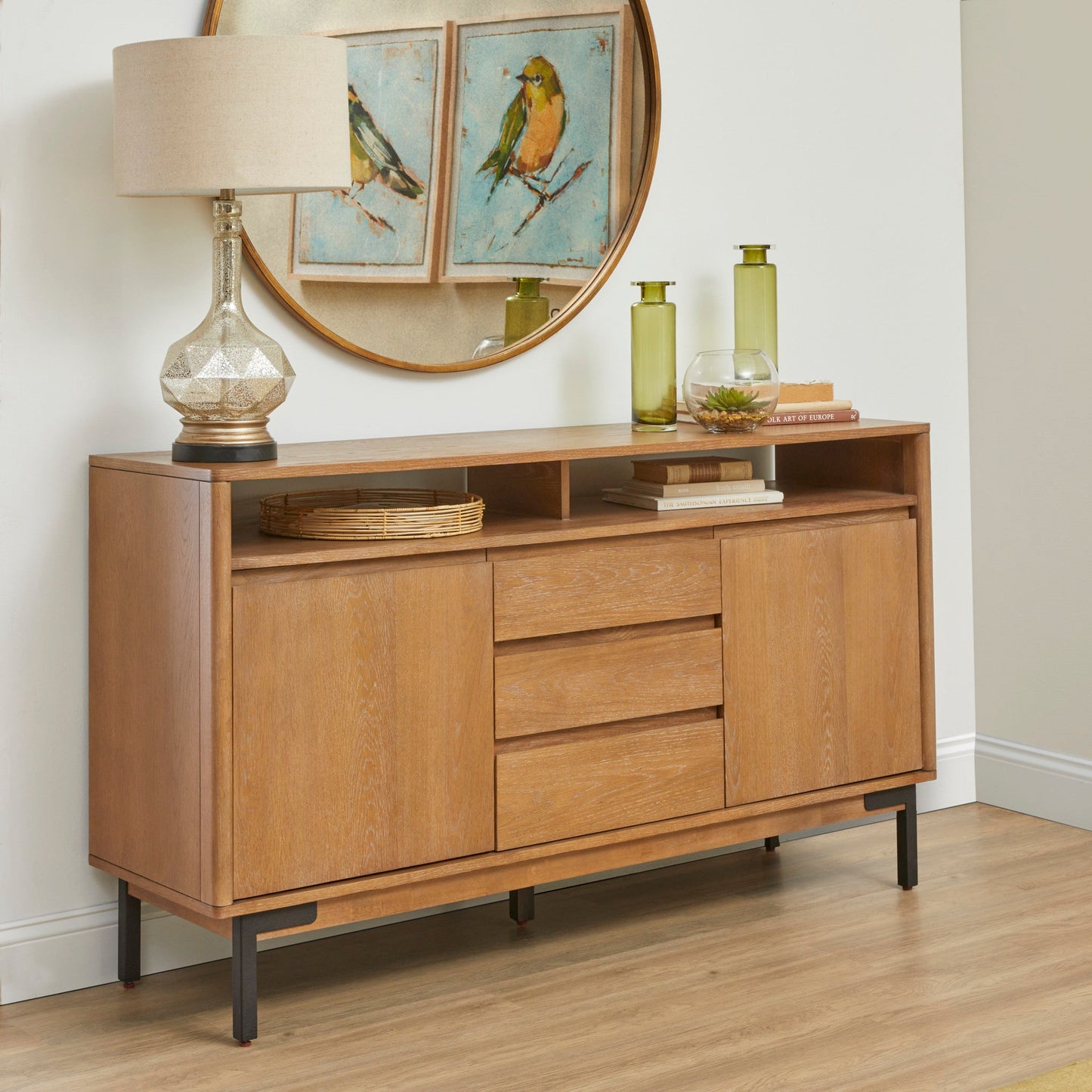 Millwork Brown Sideboard