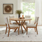 Millwork Brown Round Dining Table