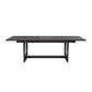 Waterfall Black Rectangular Dining Table