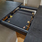 Waterfall Black Rectangular Dining Table
