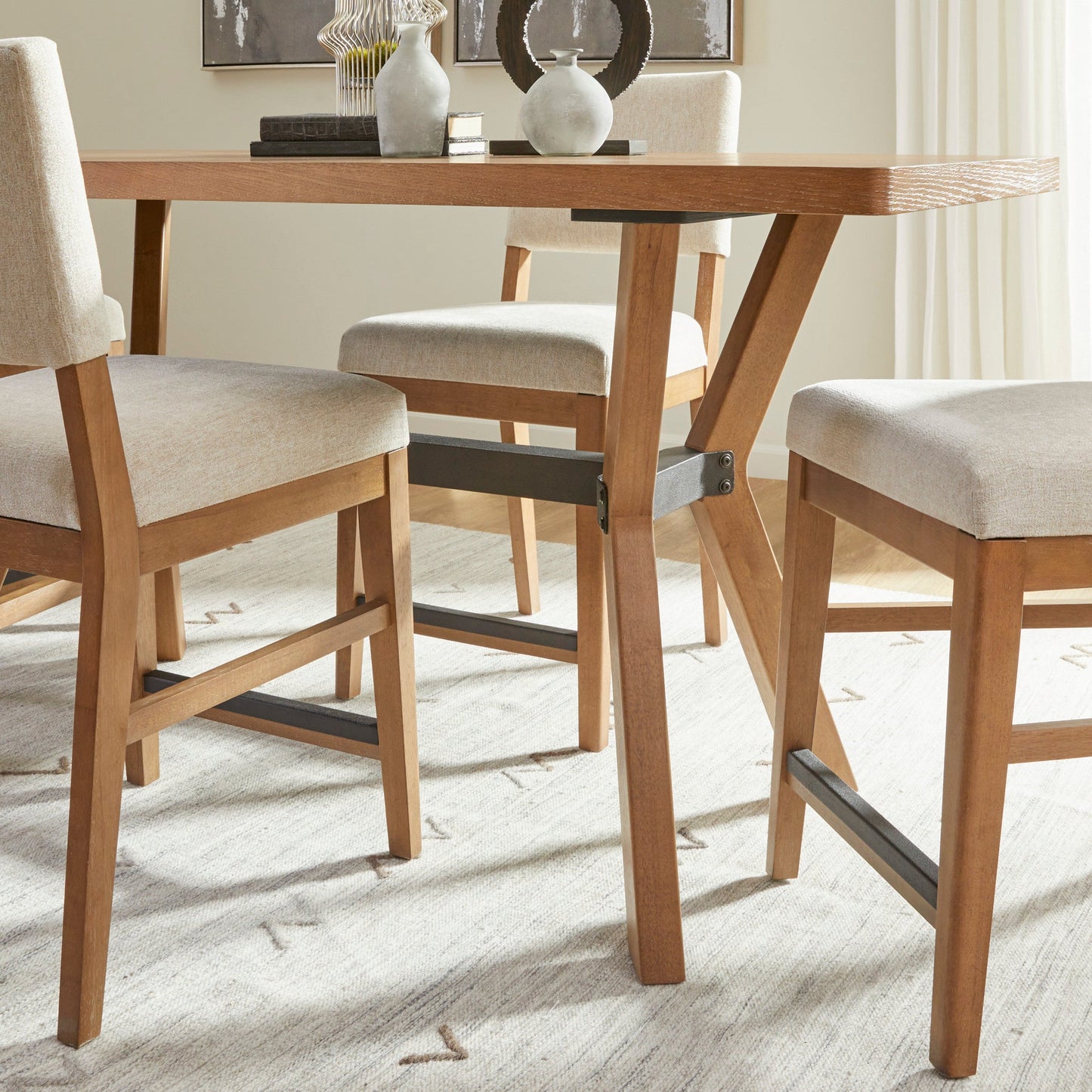 Millwork Brown Friendship Table