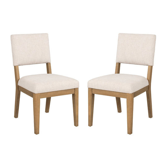 Millwork Off-White Pair of Dining Chairs