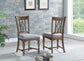 Plymouth Gray Pair of Upholstered Dining Chairs