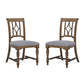 Plymouth Gray Pair of Upholstered Dining Chairs