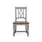Plymouth Gray Pair of Armless Dining Chairs