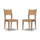 Normandy Pair of Wood Dining Chairs