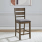 Slat Back Uph Counter Chair (RTA)