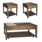 3 Piece Set (1-Cocktail 2-End Tables)