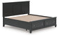 Lanolee King Panel Storage Bed, Dresser and Mirror