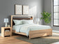 Kinlanni King Upholstered Panel Bed, Dresser and Mirror