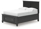 Lanolee Full Panel Storage Bed, Dresser and Mirror