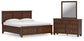 Danabrin King Panel Storage Bed, Dresser and Mirror