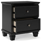Lanolee King Panel Storage Bed, Dresser, Mirror and Nightstand