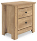Makidern Two Drawer Night Stand