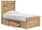 Makidern Twin Panel Storage Bed