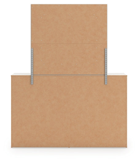 Zuraleus King Upholstered Panel Bed, Dresser and Mirror