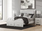 Zuraleus Queen Upholstered Panel Platform Storage Bed, Dresser, Mirror and Nightstand