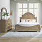 King California Panel Bed, Dresser & Mirror