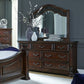 Queen Poster Bed, Dresser & Mirror, Chest, Night Stand