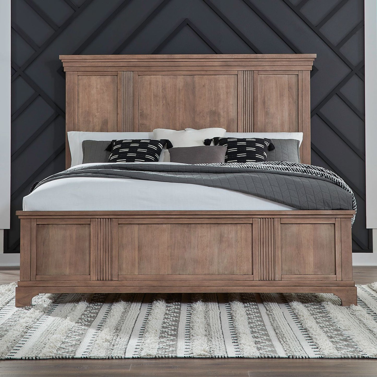King California Panel Bed