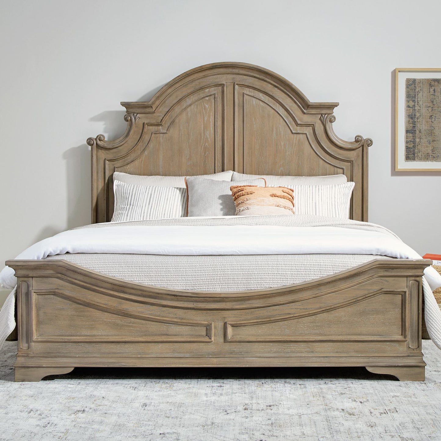 King California Panel Bed