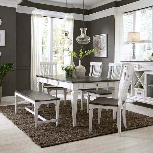 6 Piece Rectangular Table Set