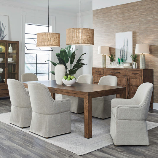 7 Piece Rectangular Table Set