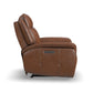 Swift Hazelnut Leather Power Recliner with Power Headrest & Lumbar