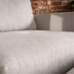 Flex Frost Fabric Sofa with Narrow Arm and Storage Ottoman