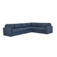 Flex Gray Fabric Sectional
