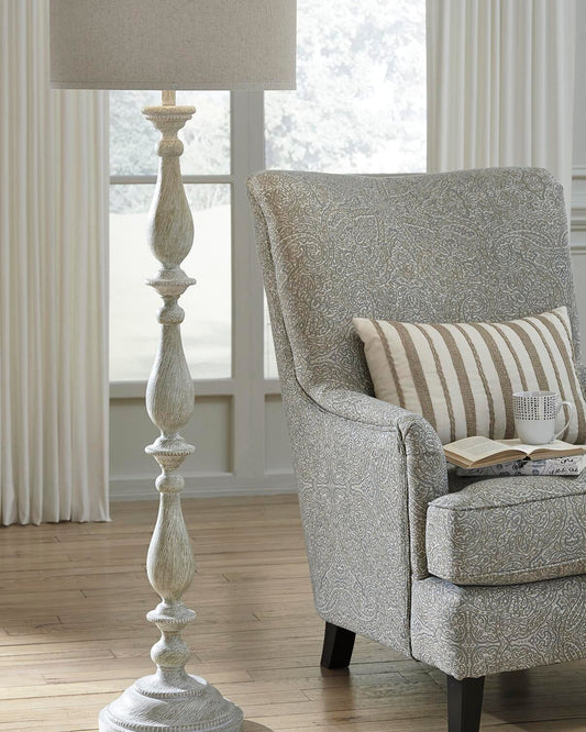 Signature Design by Ashley Bernadate Poly Floor Lamp - Vaughn Outlet Kankakee IL