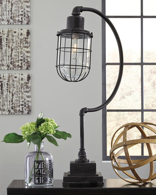 Signature Design by Ashley Jae Metal Desk Lamp - Vaughn Outlet Kankakee IL