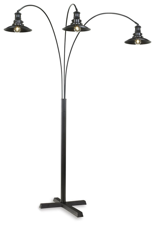 Signature Design by Ashley Sheriel Metal Arc Lamp - Vaughn Outlet Kankakee IL