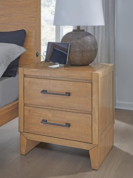 Sherbana Two Drawer Night Stand