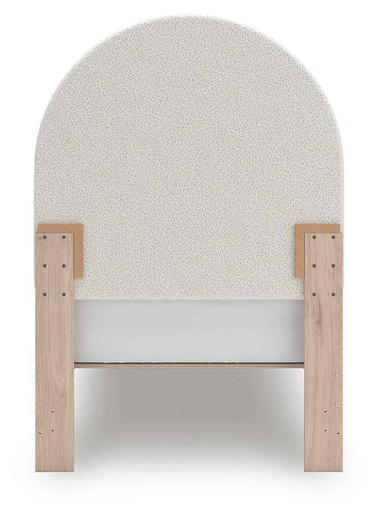 Arloster Twin Upholstered Panel Bed