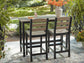 Shoreline Beach Counter Table Set (3/CN)