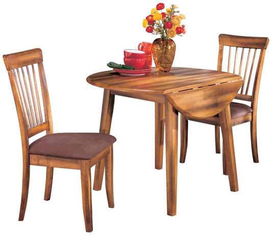 Ashley Berringer Dining Table and 2 Chairs - Vaughn Outlet Kankakee IL