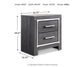 Lodanna Queen Panel Bed with Mirrored Dresser, Chest and Nightstand