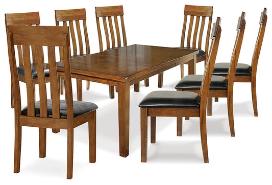 Signature Design by Ashley Ralene Dining Table and 8 Chairs - Vaughn Outlet Kankakee IL