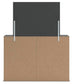 Parlayon King Panel Storage Bed, Dresser and Mirror