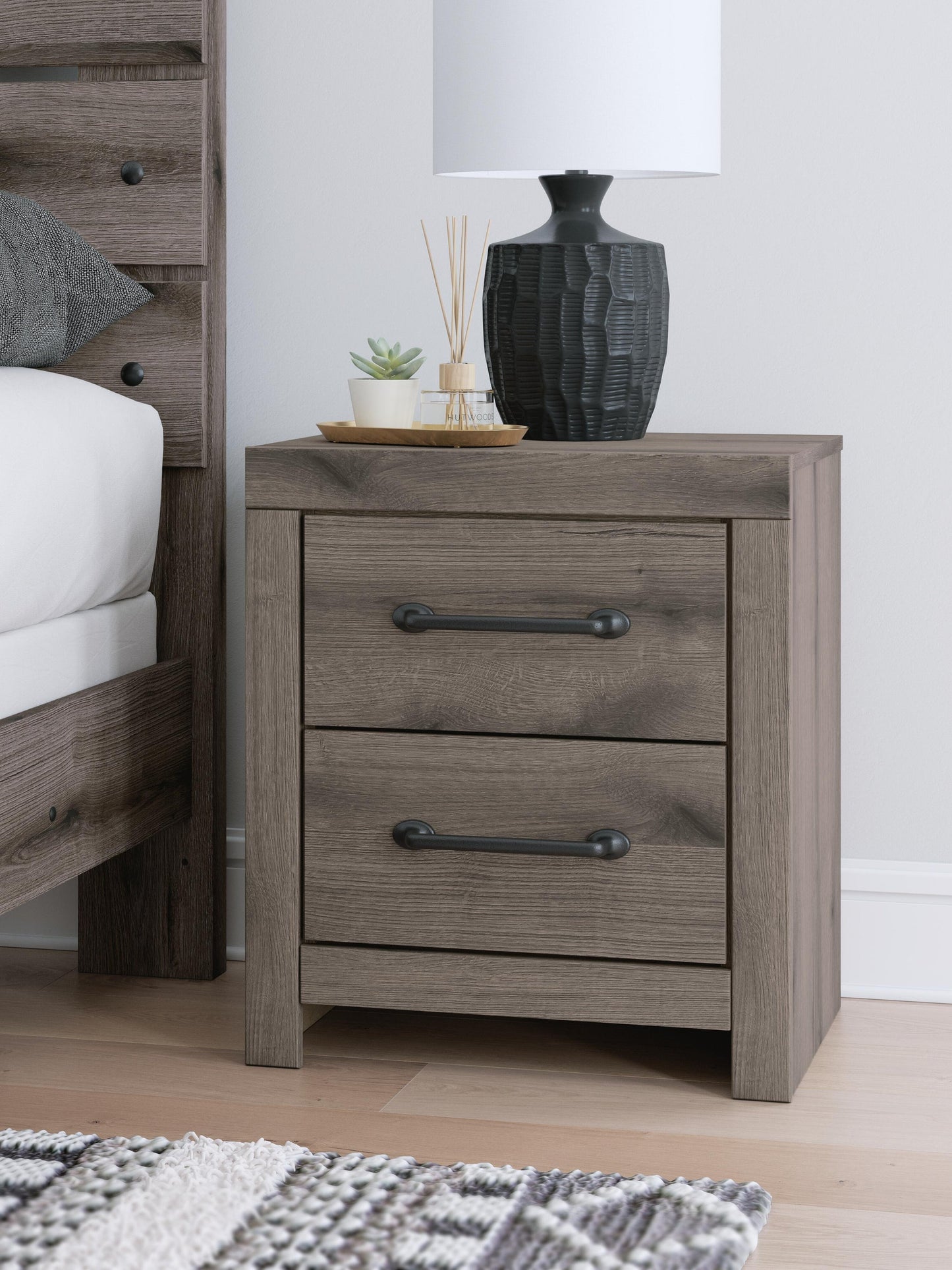 Urbanoore Twin Panel Bed, Dresser, Mirror and Nightstand