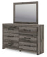Graystorm Full Panel Bed, Dresser and Mirror