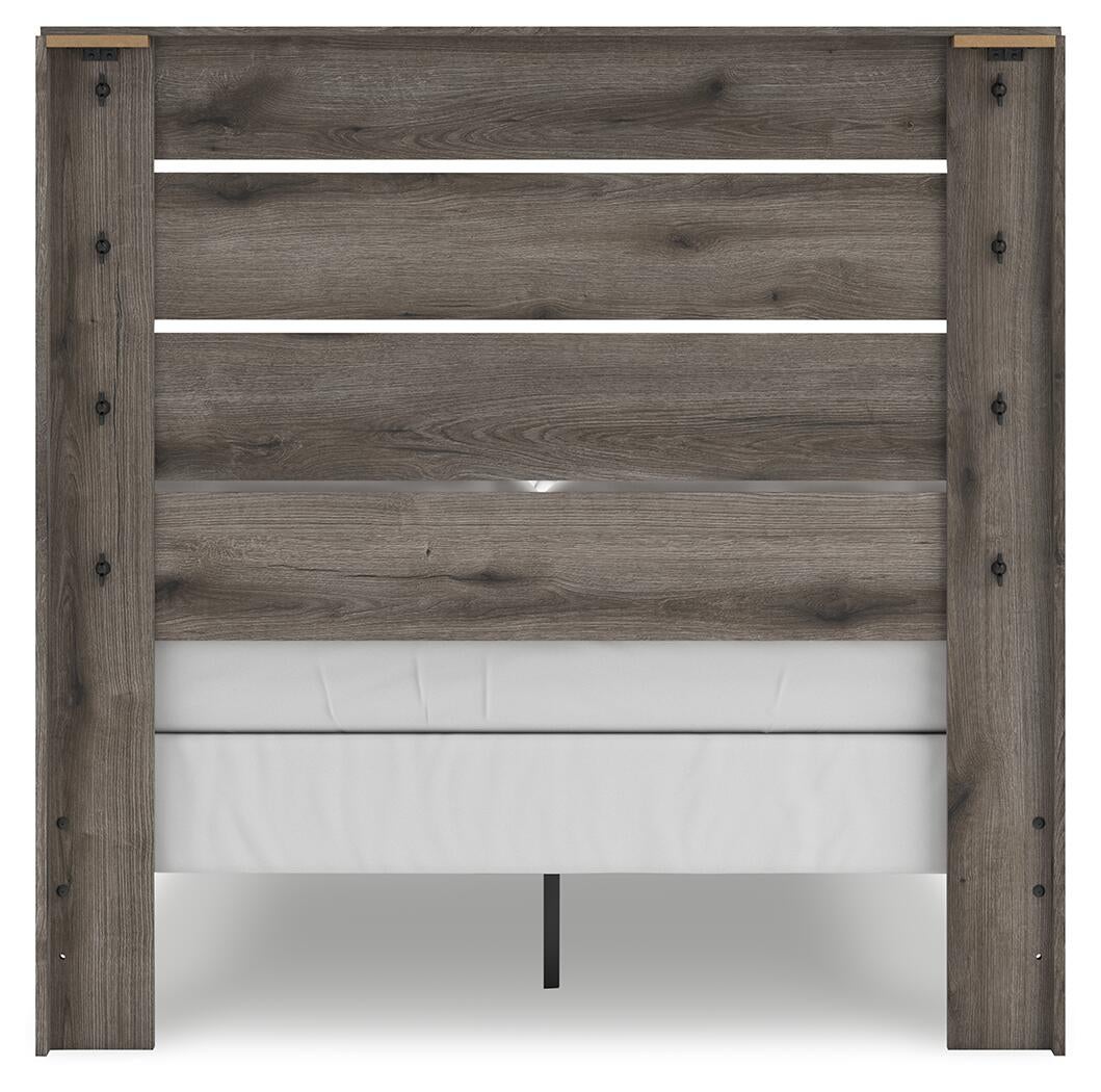 Graystorm Full Panel Bed, Dresser and Mirror