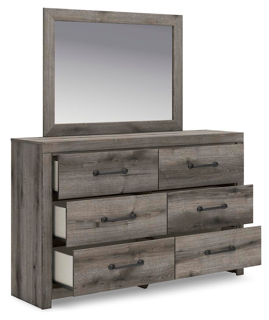 Urbanoore Twin Panel Storage Bed, Dresser, Mirror, Chest and Nightstand