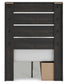 Delmorta Twin Panel Storage Bed, Dresser, Mirror and Nightstand