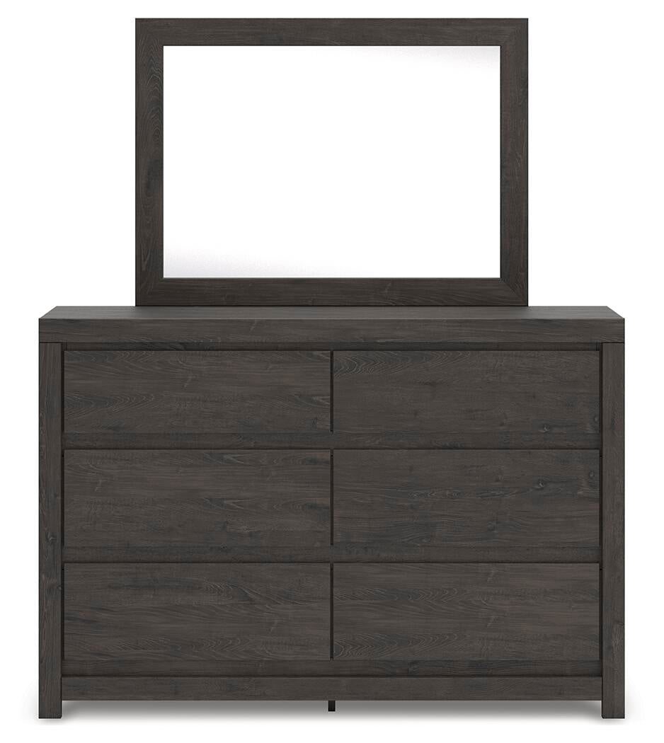 Parlayon Queen Panel Bed, Dresser, Mirror, Chest and Nightstand