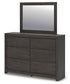 Parlayon Queen Panel Bed, Dresser, Mirror, Chest and Nightstand