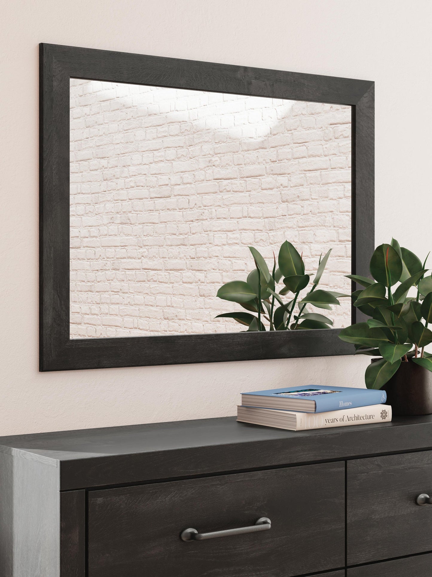 Delmorta King Panel Bed, Dresser, Mirror and Nightstand